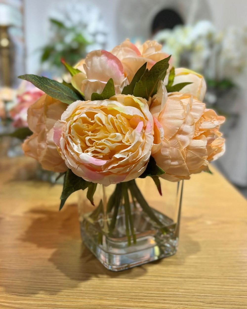 Bouquet  Naranja con Peonias