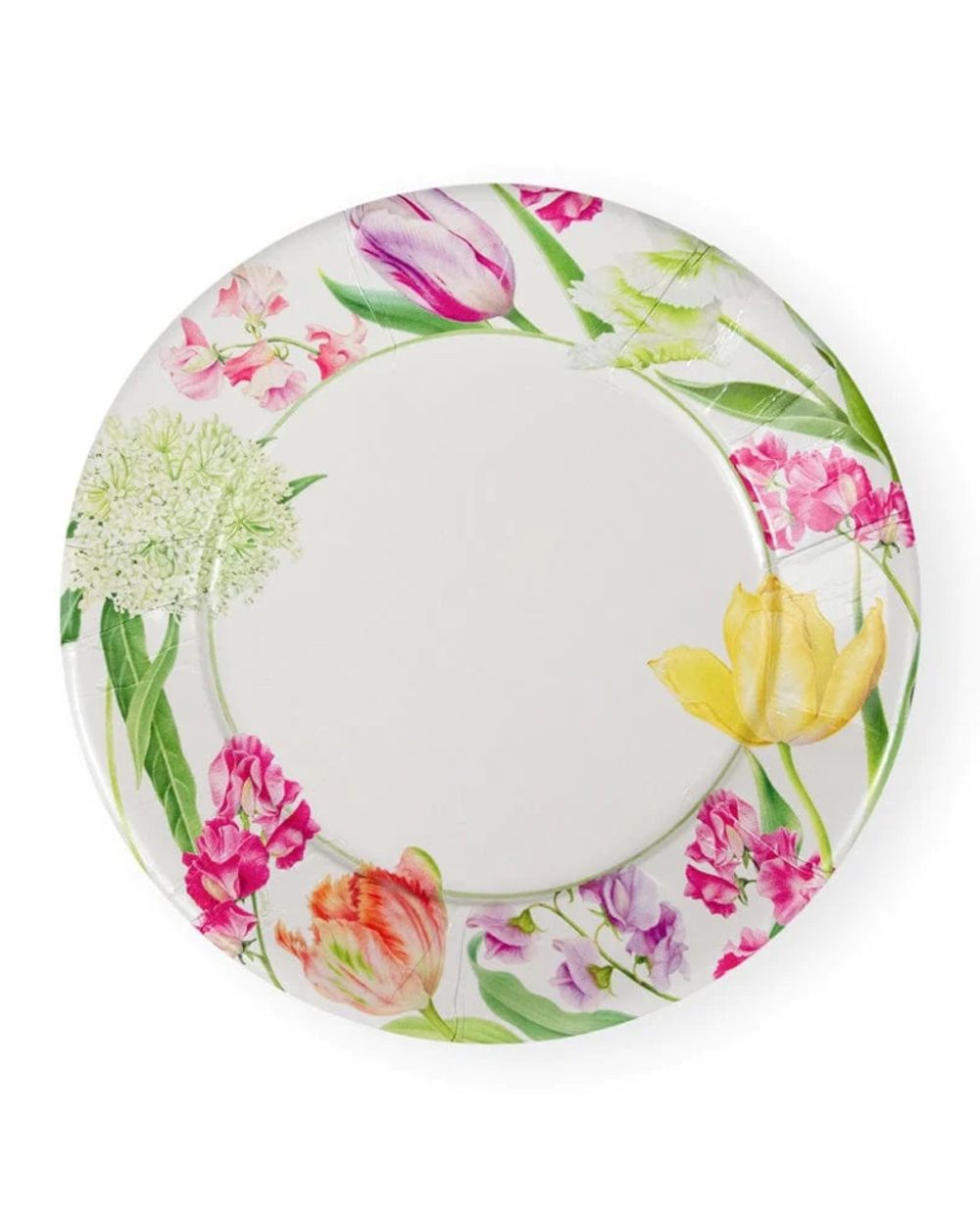 Plato Redondo Flores de Primavera-Cena