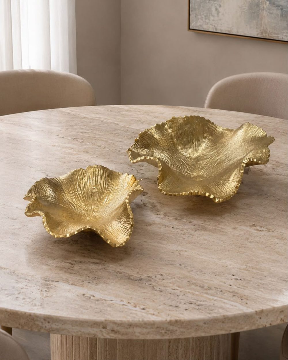 Accesorio Decorativo Hoja Dorada Grande