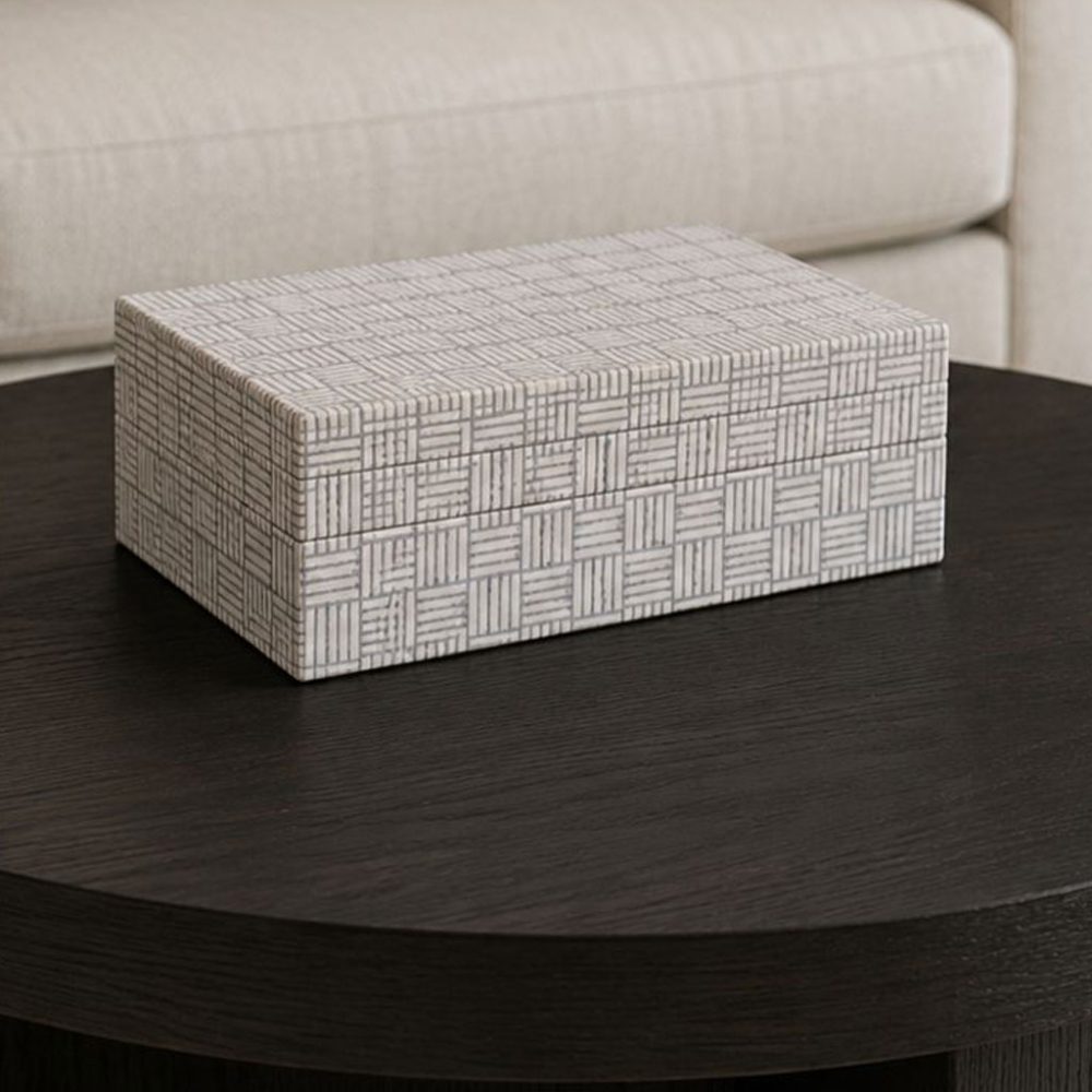 Caja                                Decorativa de Cuadros Grande