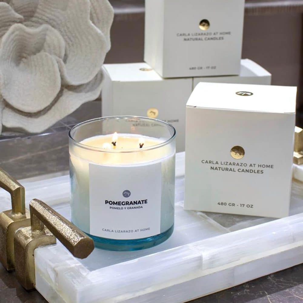 Vela     Aromática By Carla Lizarazo Pomegranate