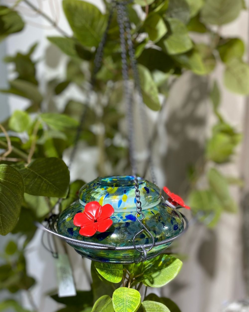 Alimentador Colibrí Esmeralda Floral