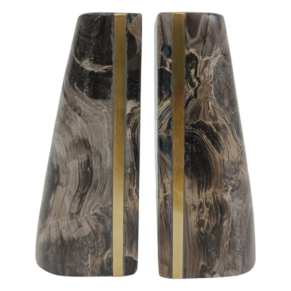 Portalibros Ashland de Mármol Cappuccino