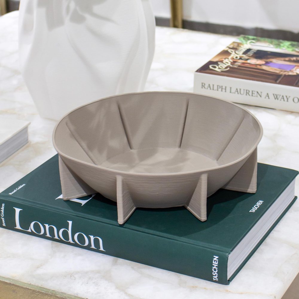 Bowl Heston Impreso en 3D Taupe