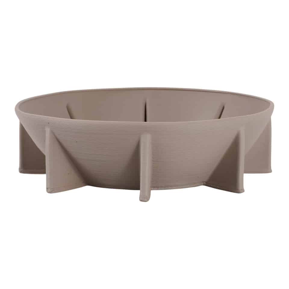 Bowl Heston Impreso en 3D Taupe