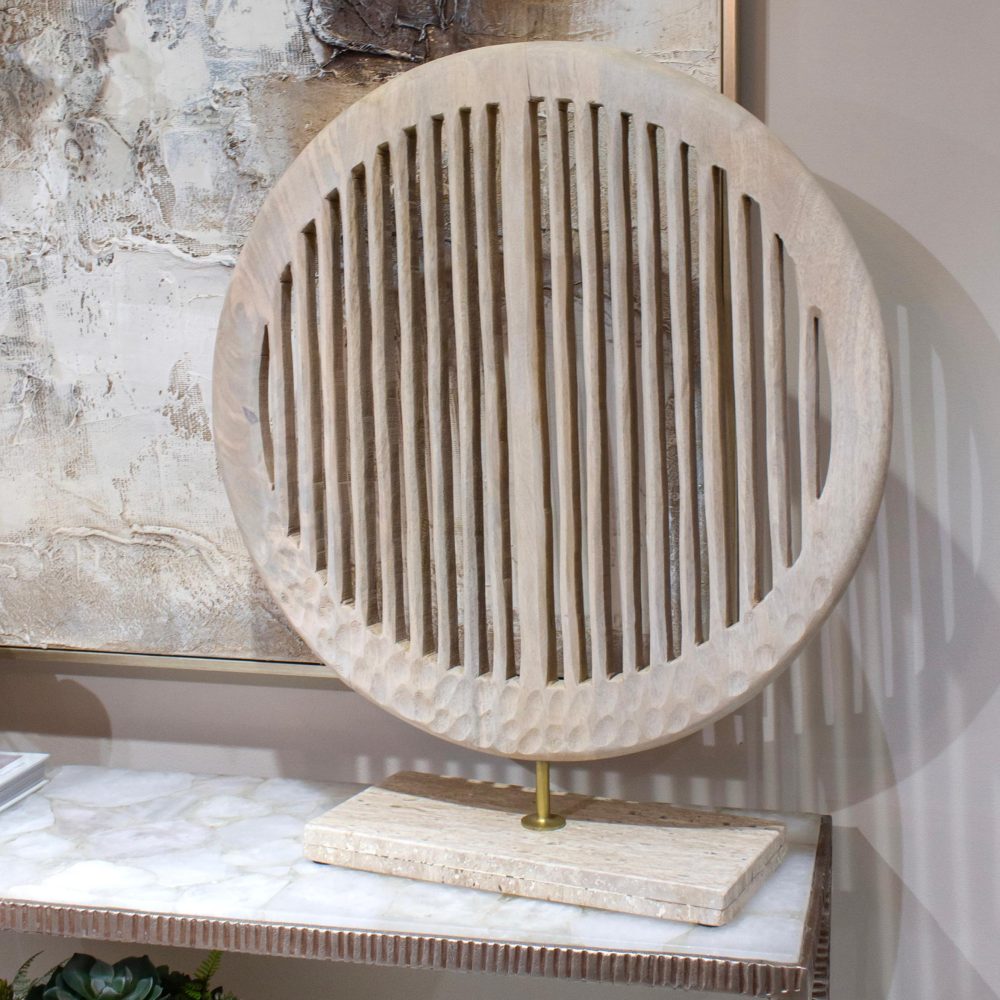 Escultura Decorativa Yvoir de Madera