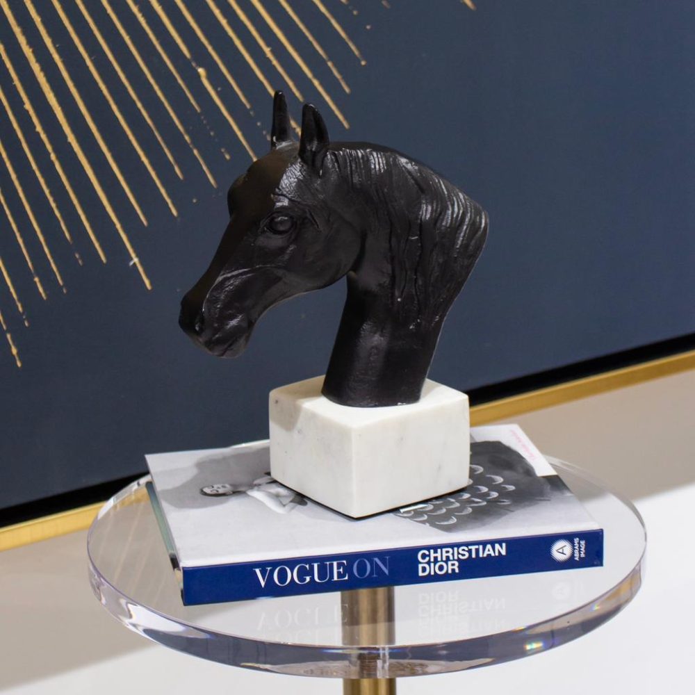 Escultura Rozzi de Caballo en Metal