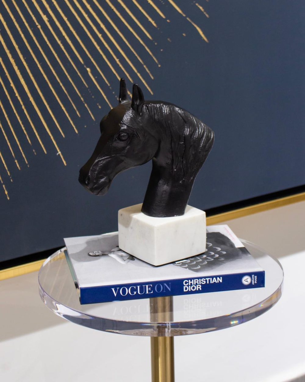Escultura Rozzi de Caballo en Metal