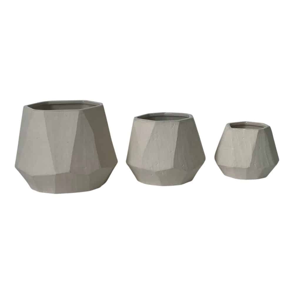 Matera Holdron Angular Blanca Pequeña