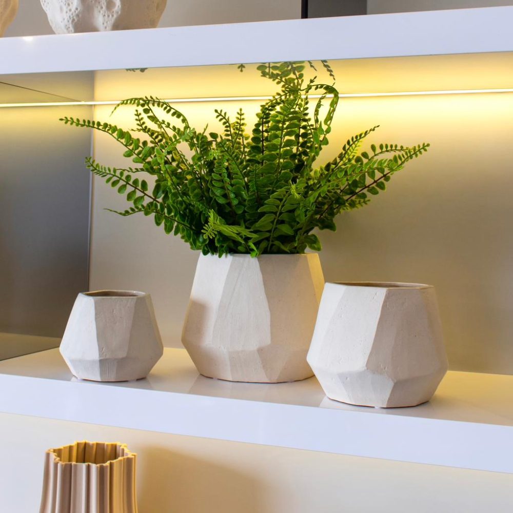 Matera Holdron Angular Blanca Grande