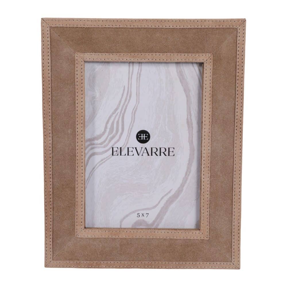 Portarretrato Gilboa de Gamuza Color Tan 13cmx18cm