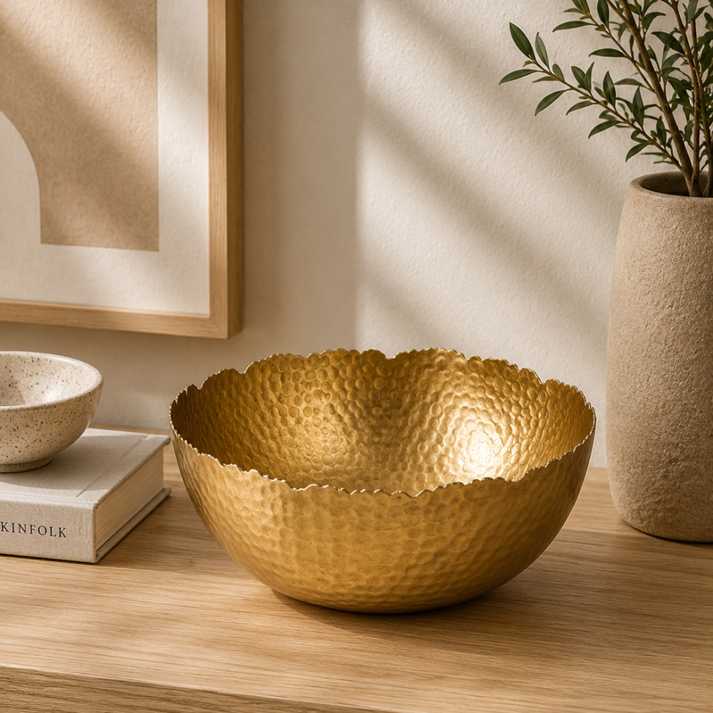 Bowl Martillado Gilded