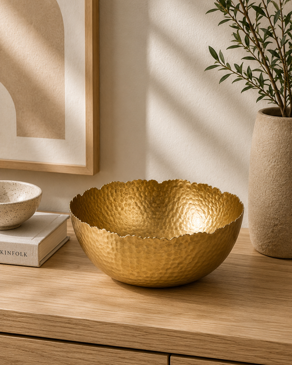 Bowl Martillado Gilded