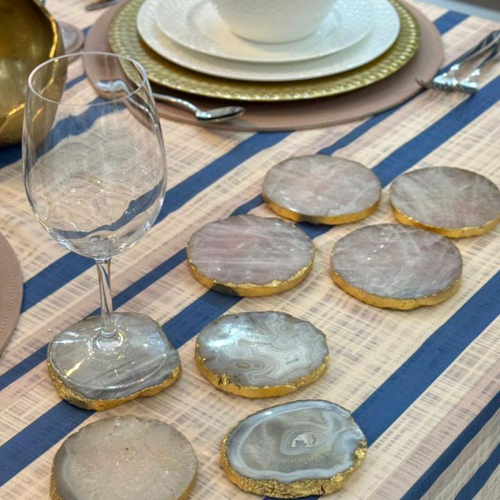 Set de Portavasos de Agatha Gris