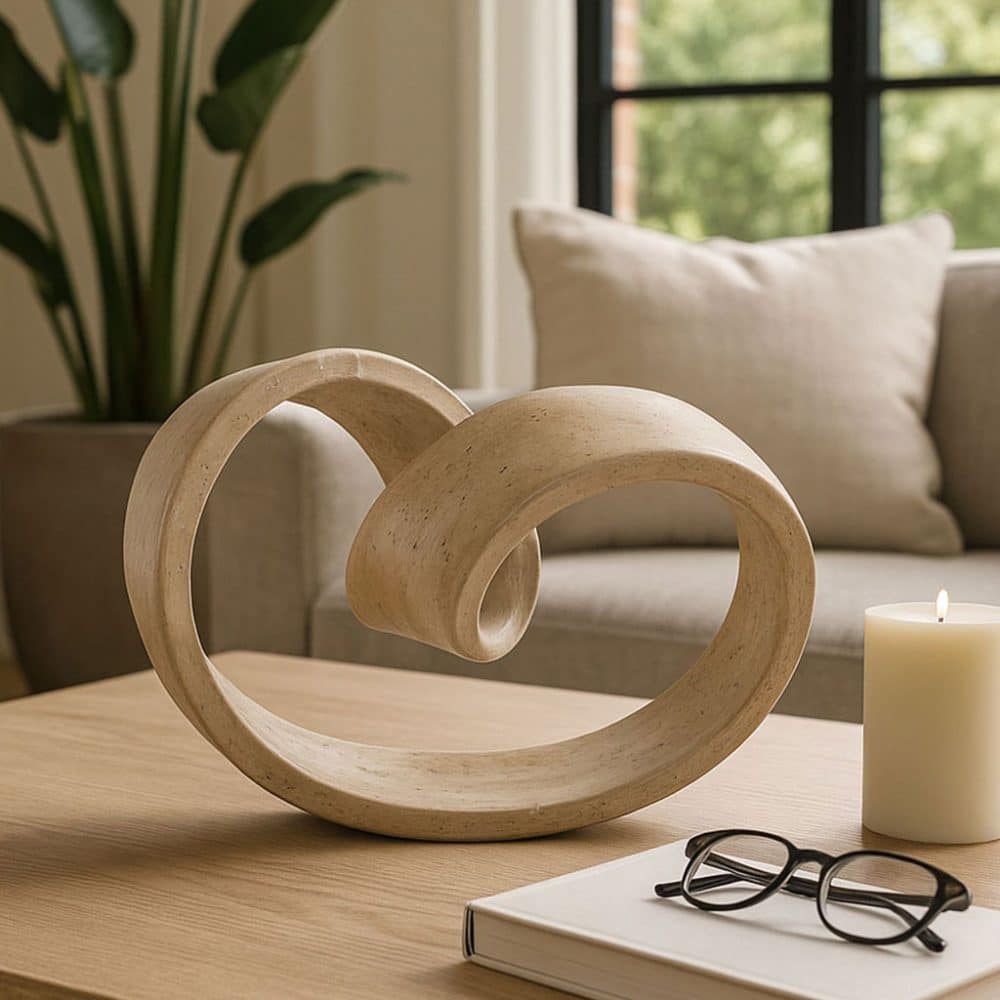 Accesorio                        Decorativo Loop Textura Piedra Beige
