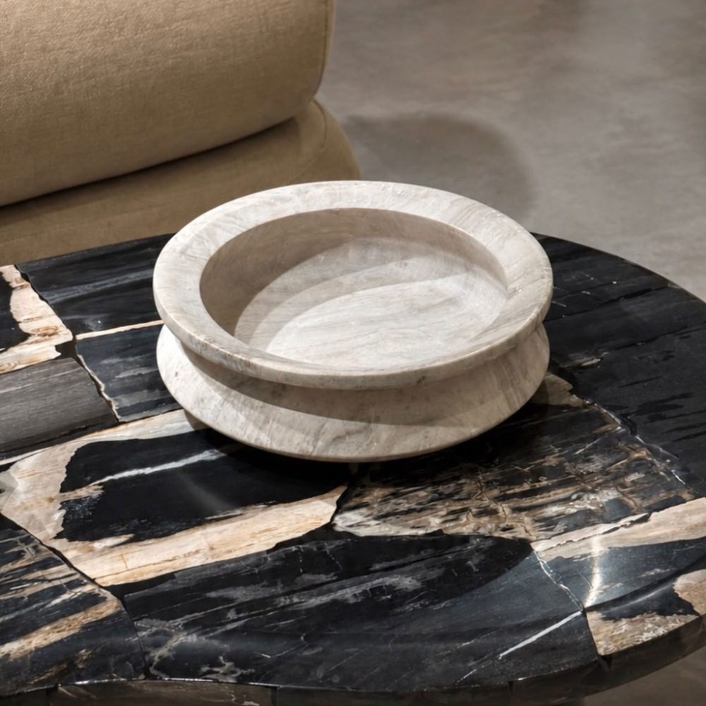 Bowl Decorativo Eglon de Mármol