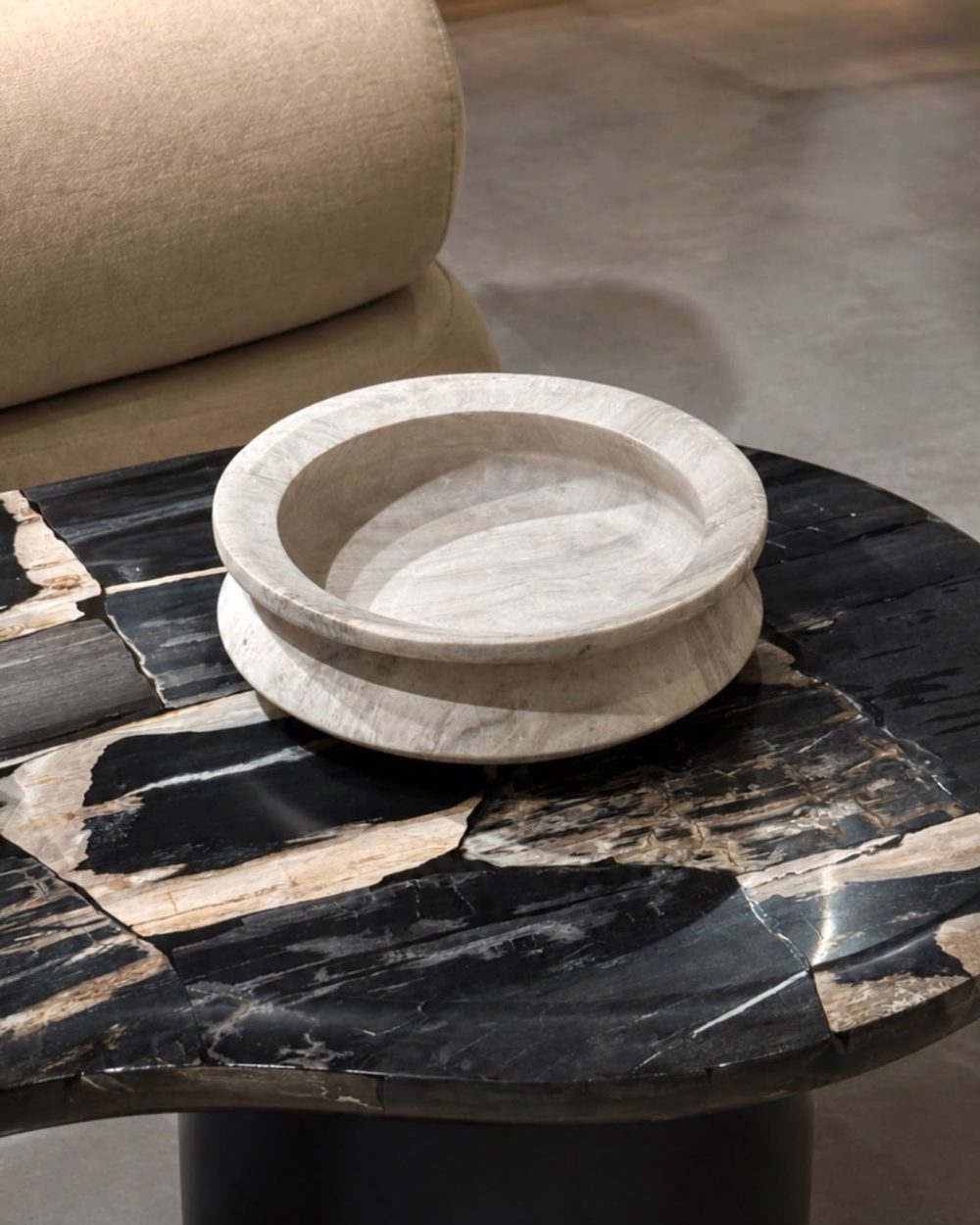 Bowl Decorativo Eglon de Mármol