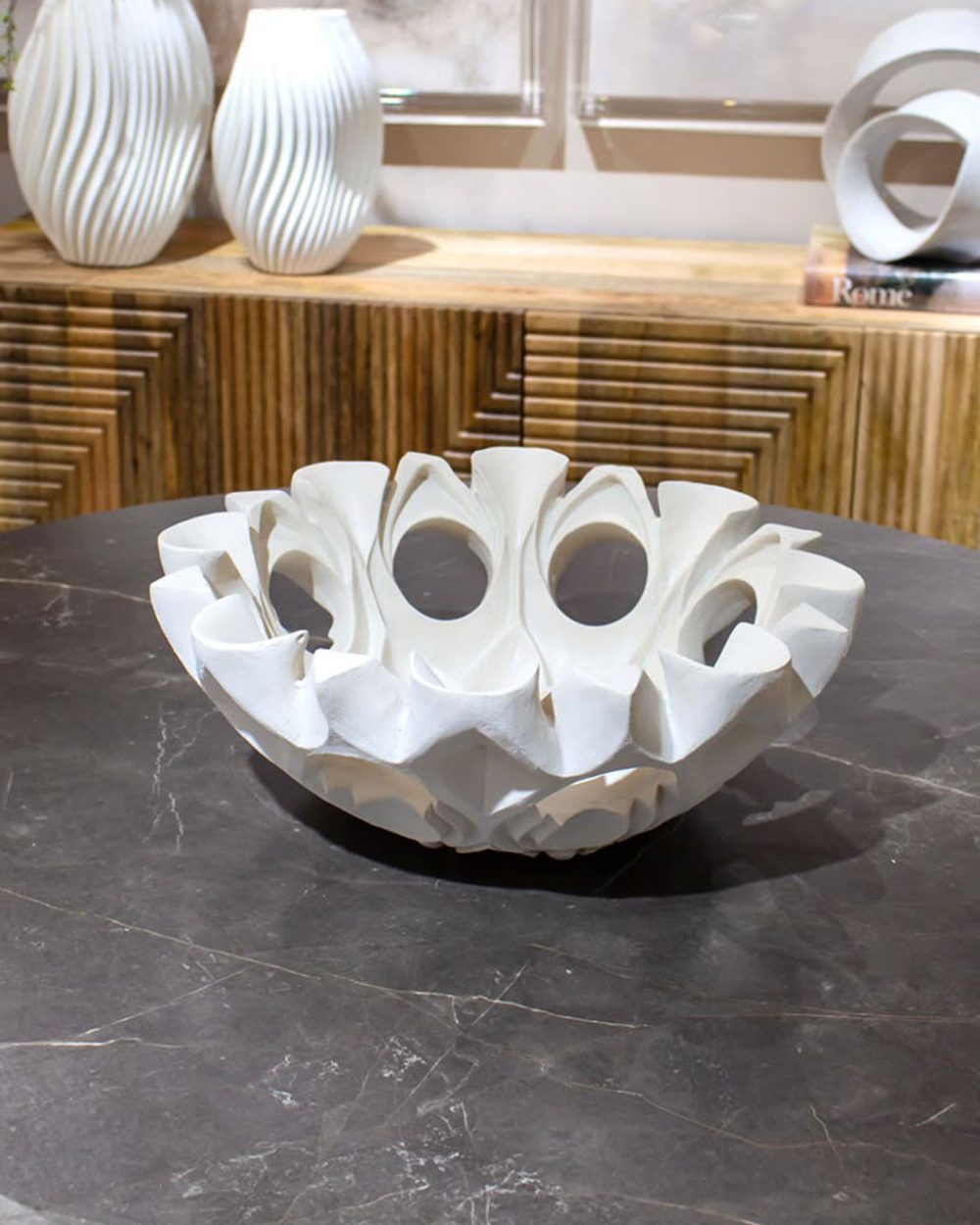 Bowl Decorativo Ostend Tallado