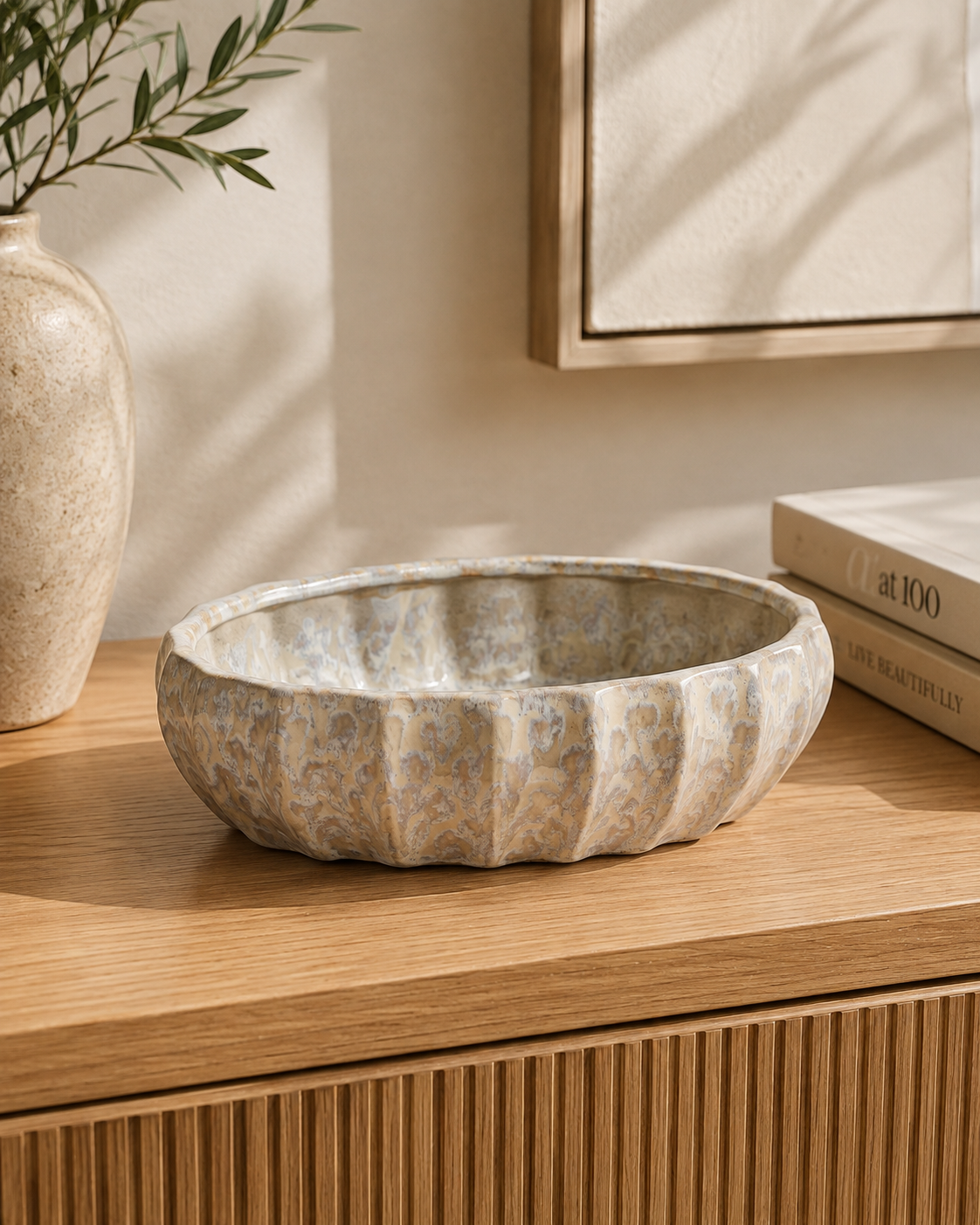 Bowl Decorativo Pendelton de Cerámica