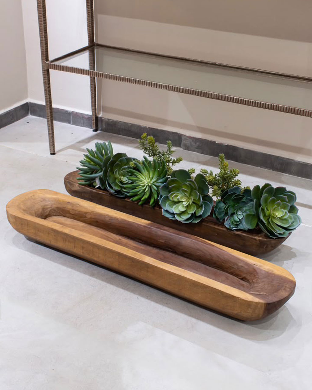 Bowl Decorativo de Madera con Bordes Redondeados Pequeño - Imagen 2