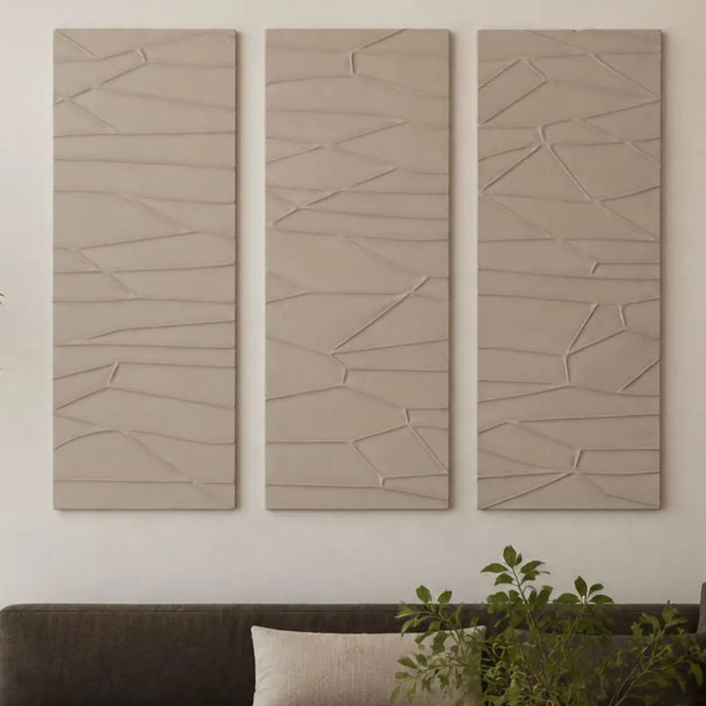 Cuadro  Contemporáneo con Arte en Relieve 160cm X 61cm