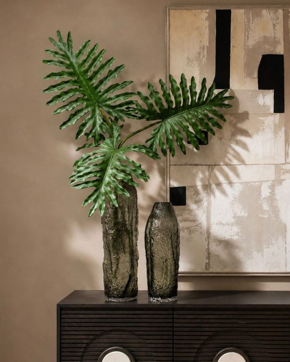 Jarrón Decorativo Seward de Vidrio Grande
