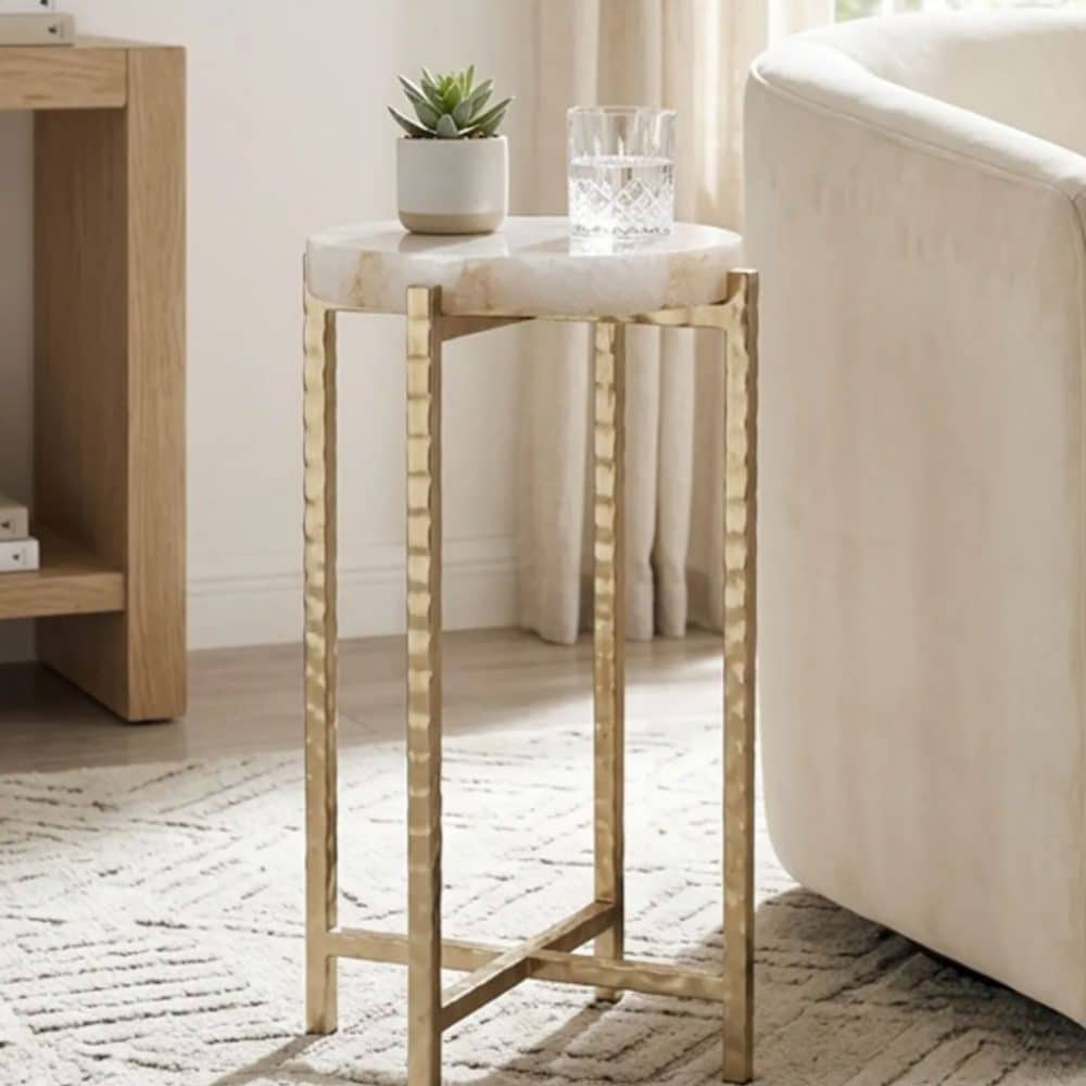 Mesa Auxiliar Elloia de Ágata Pequeña