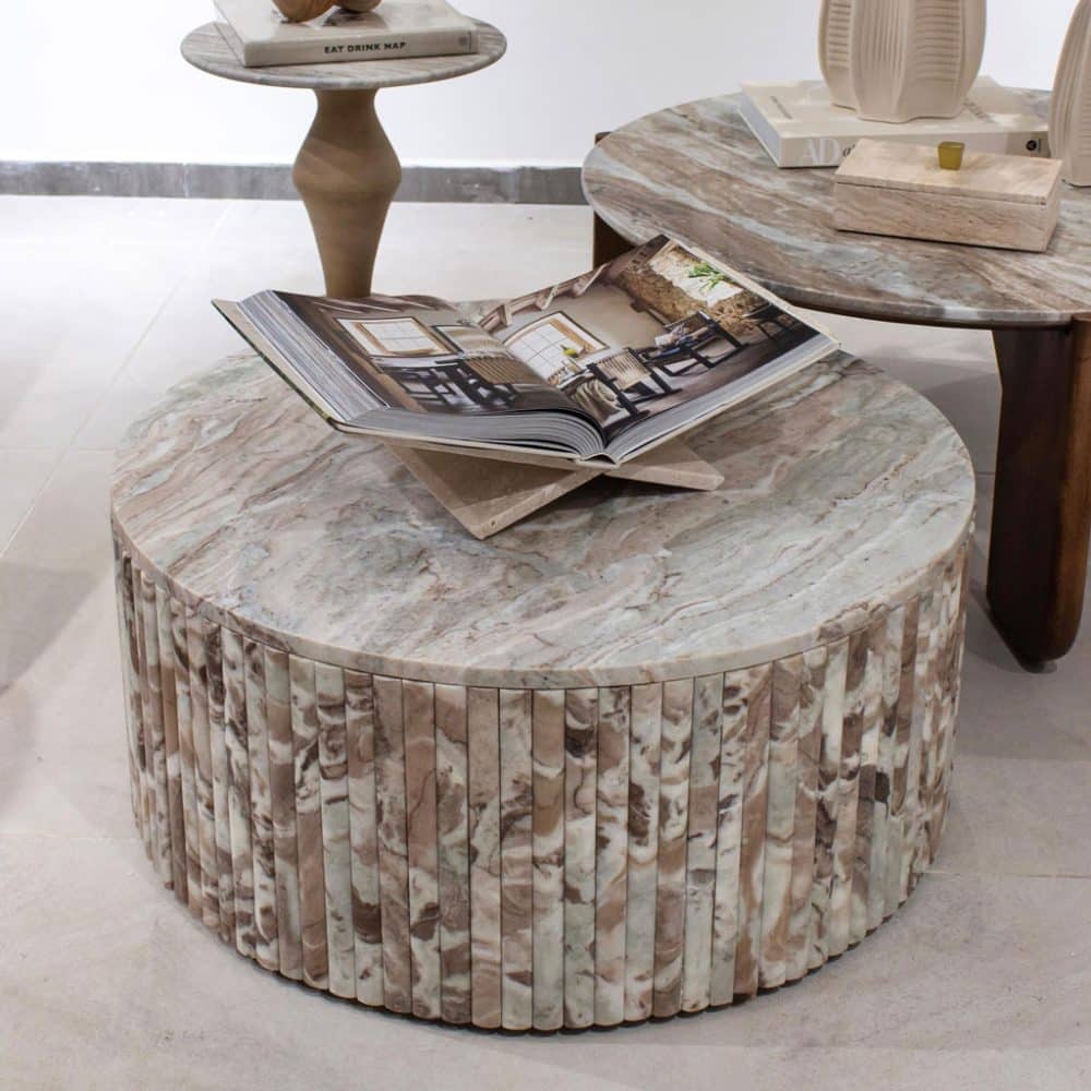 Mesa de Centro Vandalia de Mármol Café