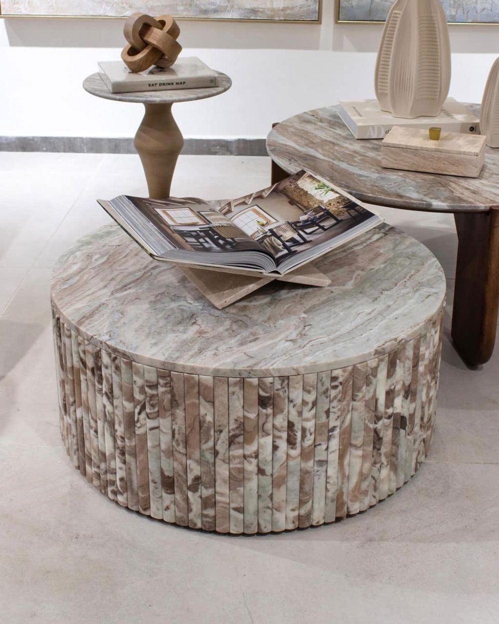 Mesa de Centro Vandalia de Mármol Café