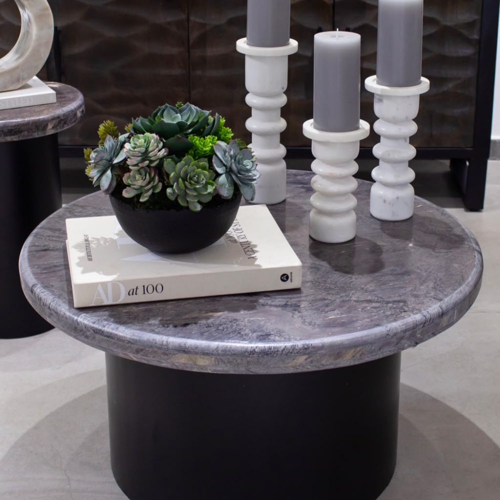 Mesa de Centro Weston de Mármol Negro