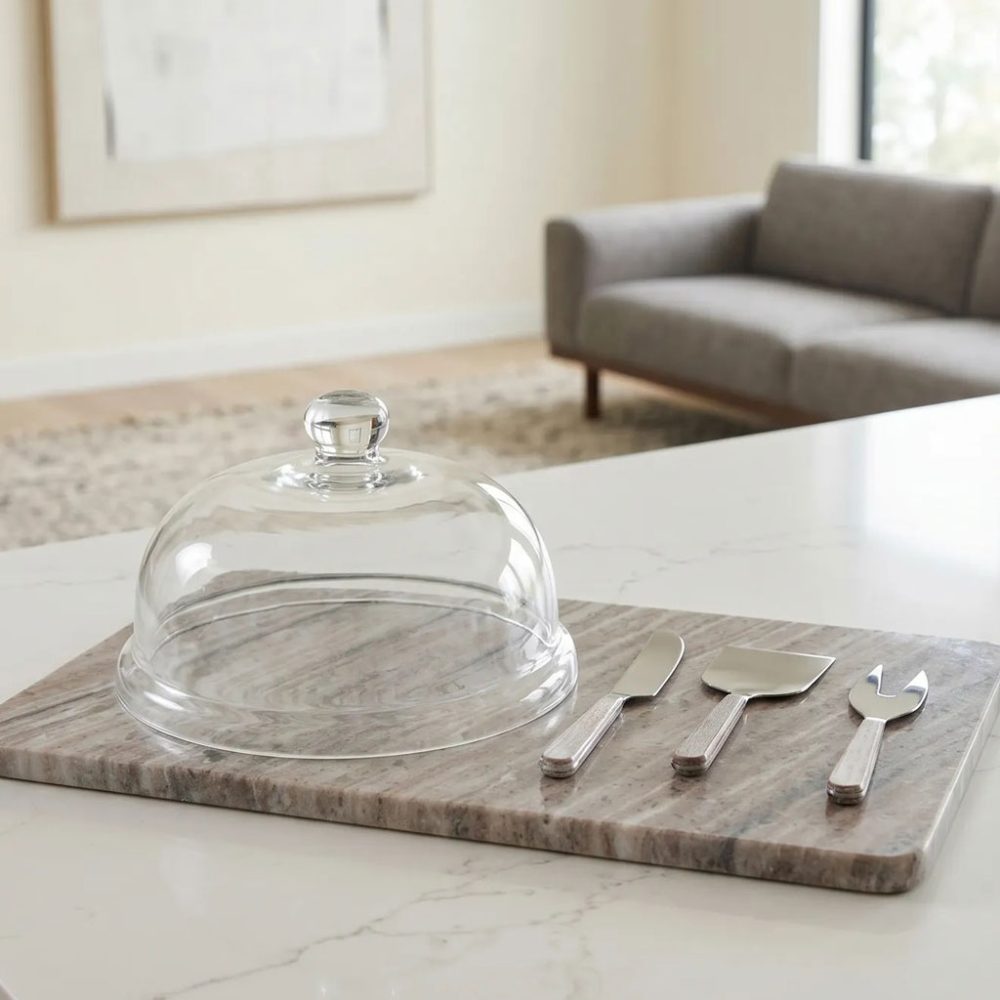Set Amherst de Tabla para Quesos y Cuchillo