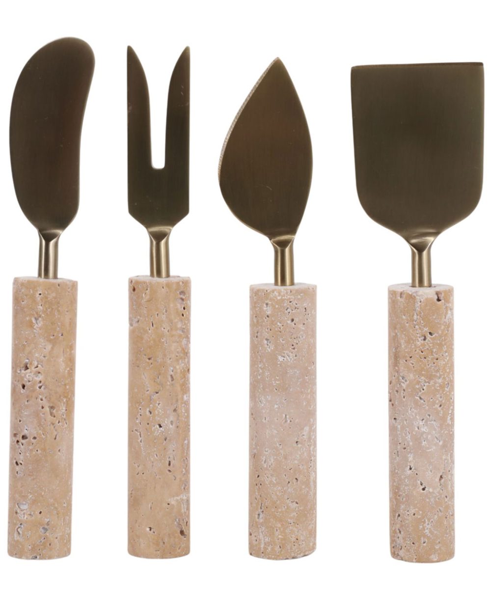 Set de Cuchillos para Queso Sheffield de Travertino