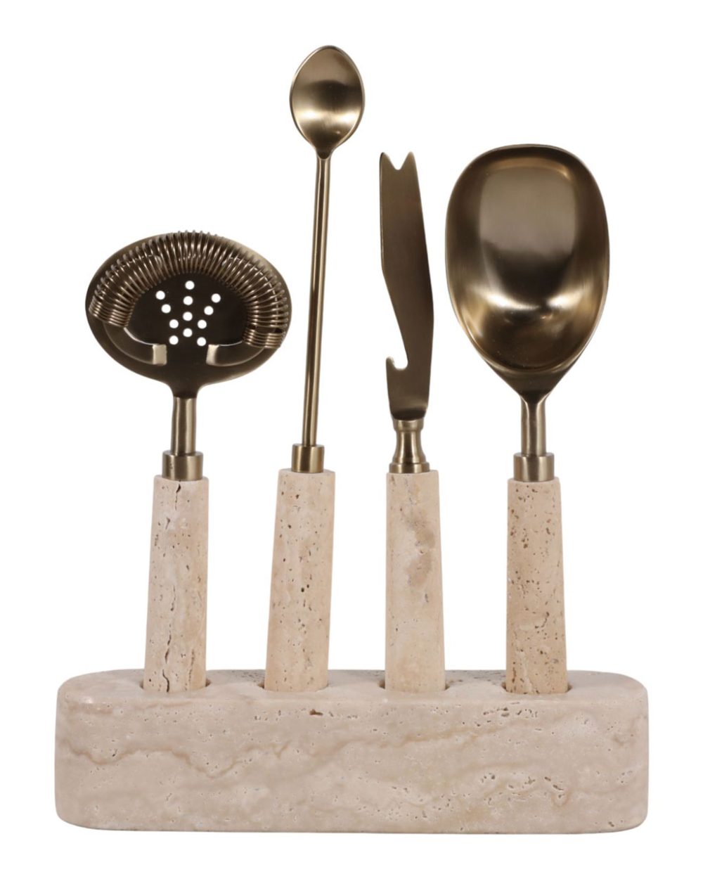 Set de Herramientas para Bar en Travertino