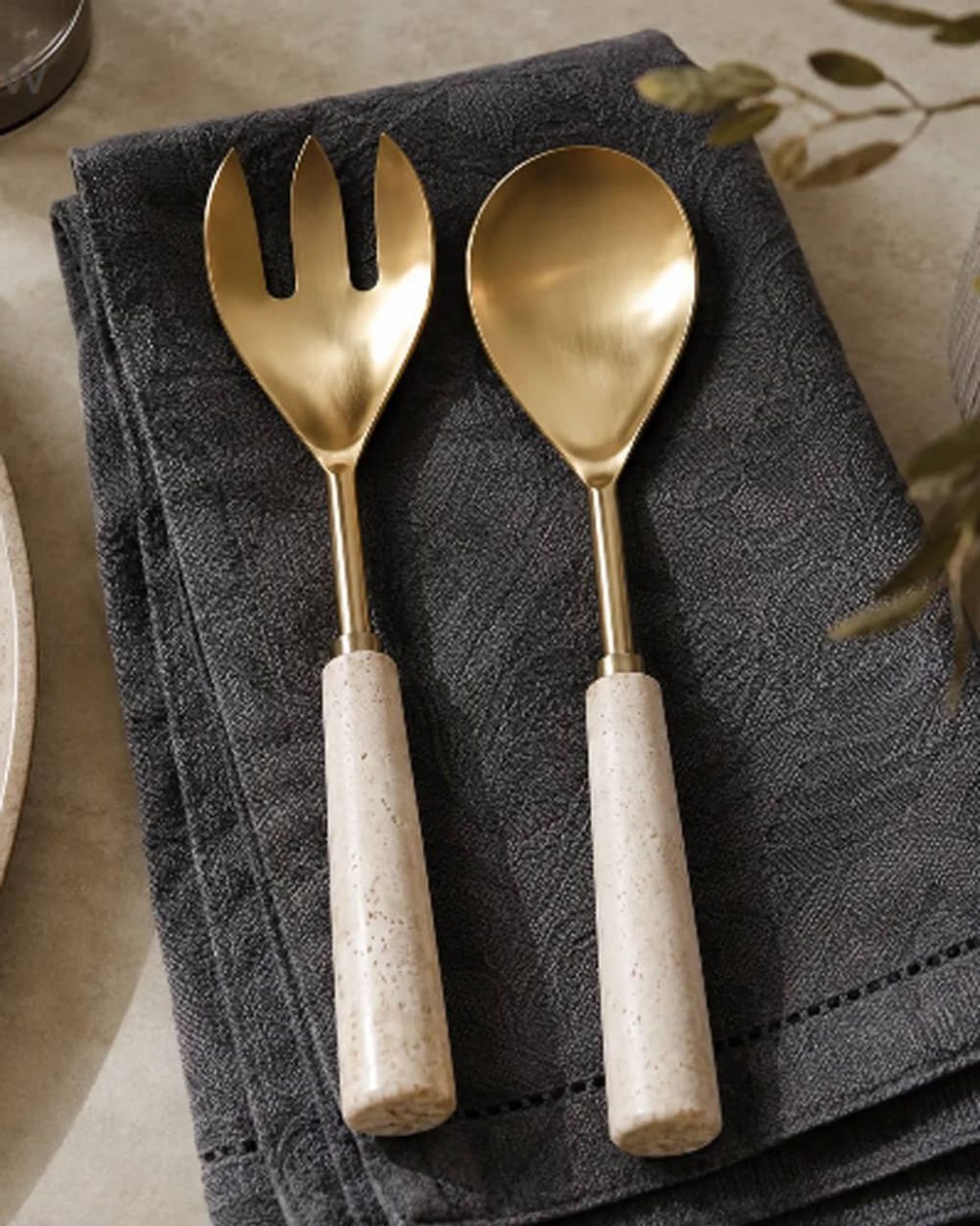 Set de Utensilios Sheffield en Travertino