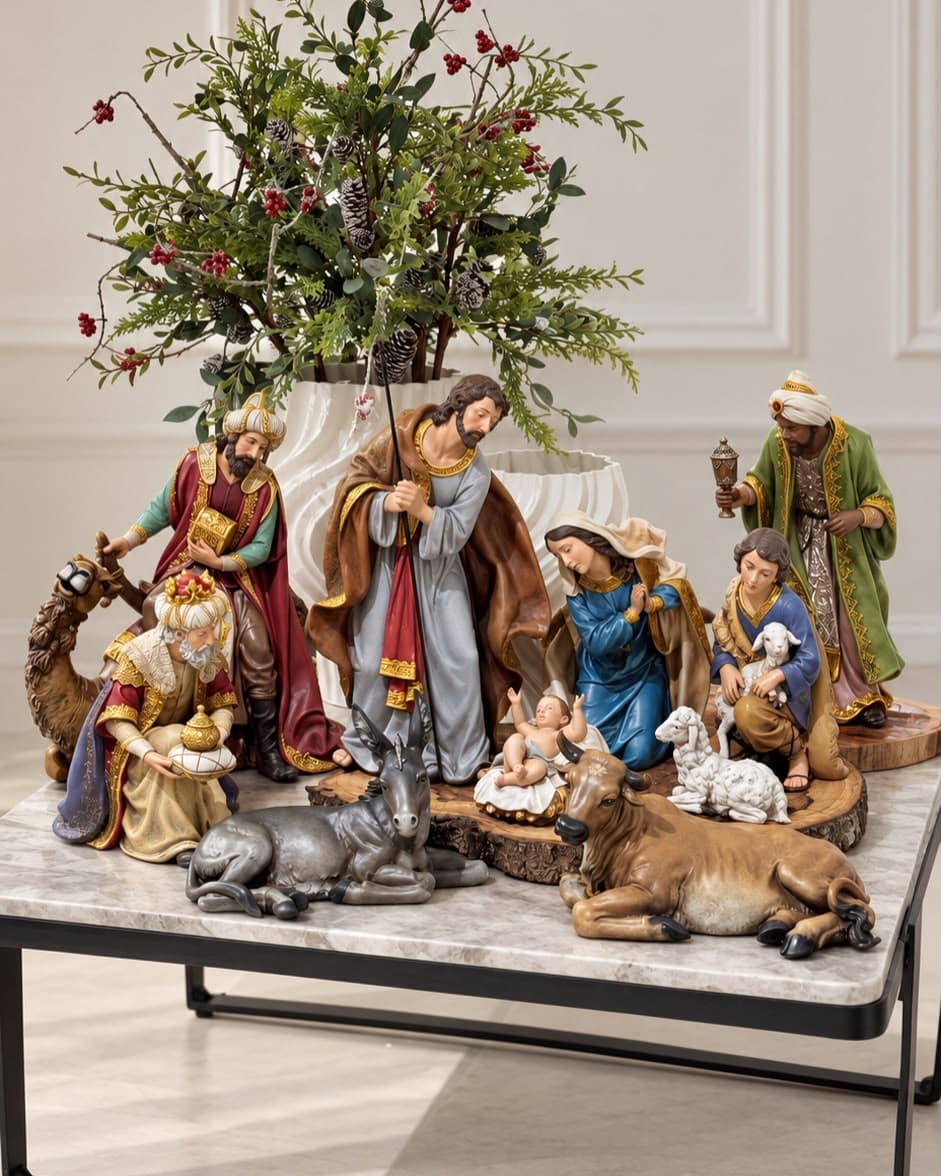 Pesebre de 10 Piezas 48cm Alto